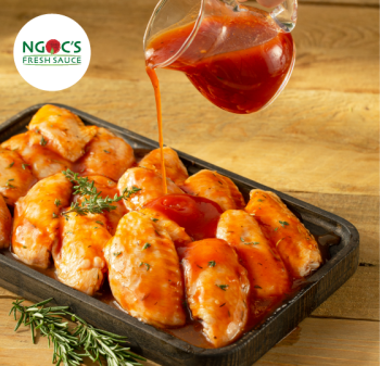 Hướng dẫn nướng cánh gà khúc giữa BBQ Ngoc's Freshsauce